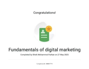 FUNDAMENTALS OF DIGITAL MARKETING CERTIFICATION BEST DIGITAL MARKETER IN KASARAGOD