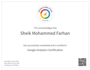 Google Analytics Certification